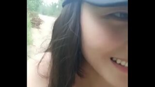 Chinese Twitter Girl Outdoor Sex 4